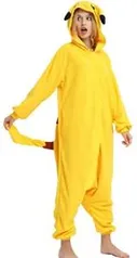 Fantasia Kigurumi Pikachu Pokemon Unissex Festa do Pijama R$129