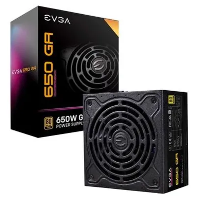 Fonte EVGA SuperNOVA 650 GA, 650W, 80 Plus Gold, Modular - 220-GA-0650-X
