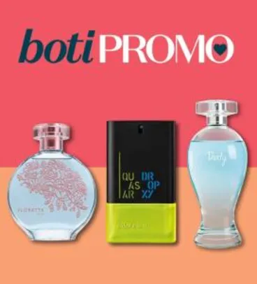 Até 50% OFF na perfumaria feminina e masculina