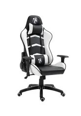 Cadeira Gamer TecnoArt Panda, Reclinável, Suporta até 180KG, Preto e Branco, CGT-8030-BP