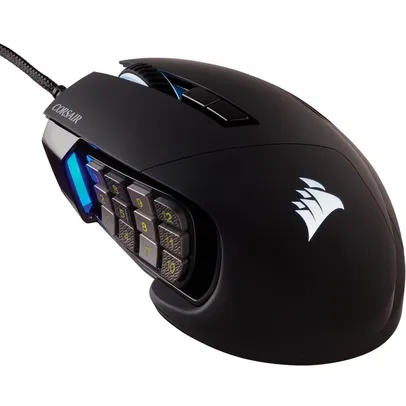 Mouse Gamer Corsair Scimitar Elite, RGB, 17 Botões, 18000DPI, Preto - CH-9304211-NA