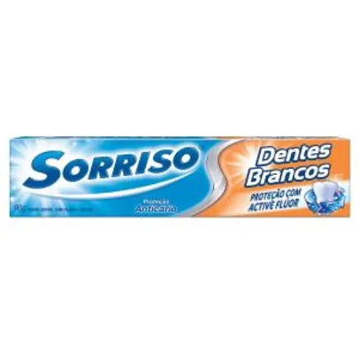 Creme Dental Sorriso Dentes Brancos 90G