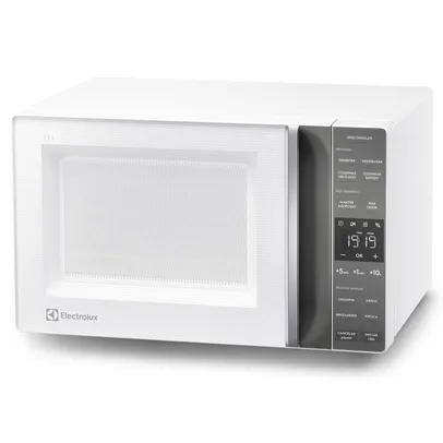 (Com Cashback Electrolux/1ªCompra) Micro-ondas 23 Litros Electrolux Efficient ME23B Branco 220V