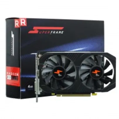 Placa de Vídeo SuperFrame Radeon RX 560-D 4GB, GDDR5, 128bit, RX560/4GD5P8DIP - Dual