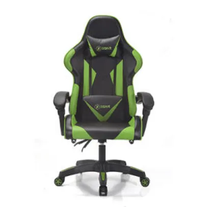 Cadeira Gamer X-Zone Premium preto e verde CGR-01 X-zone | R$ 809