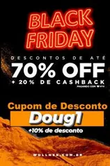 WOLLNER - BLACK FRIDAY 20% AME e 10% cupom