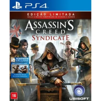 [Extra] Jogo Assassin's Creed: Syndicate - Signature Edition - PS4 por R$80
