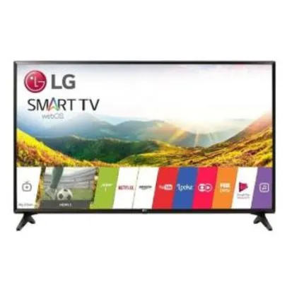 Smart TV LED 43” LG 43LJ5500 Full HD com Conversor Digital 2 HDMI 1 USB Wi-Fi Integrado webOS 3.5 - R$1599