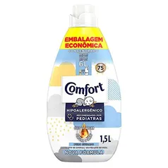 [Grátis c/ Cashback Comfort] [REC R$23] Amaciante Concentrado Comfort Puro Cuidado 1.5L