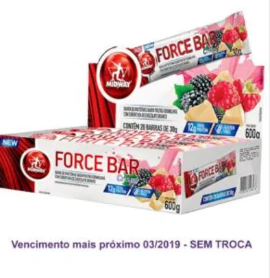 Barra de proteína Midway (20und) - R$ 15