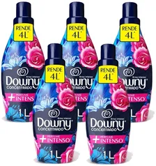 kit 5 Amaciantes Downy Brisa Intenso 1l cada 