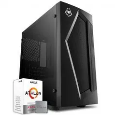 COMPUTADOR PICHAU THOR, ATHLON 3000G, 8GB, DDR4, SSD 120GB | R$1.699