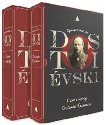 Grandes obras de Dostoiévski - Crime e castigo e Os irmãos Karamazov | R$68