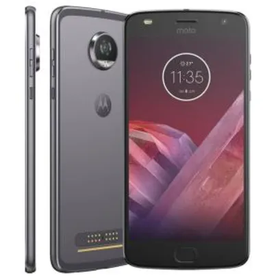 Smartphone Motorola Moto Z2 Play XT1710 Platinum com 64GB e 4GB de RAM - R$1466