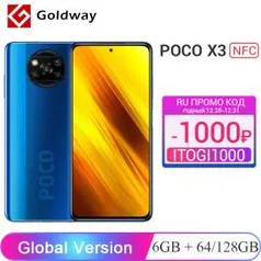 Smartphone Xiaomi Poco X3 6+128GB Global NFC | R$1.224