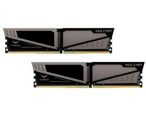 MEMORIA TEAM GROUP T-FORCE VULCAN 32GB (2X16) 2400MHZ DDR4 CINZA, TLGD432G2400HC16DC01