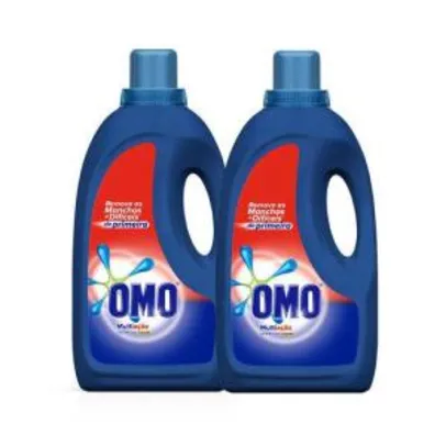 Kit Sabão Líquido Omo Lavagem Perfeita 2x5l | R$60