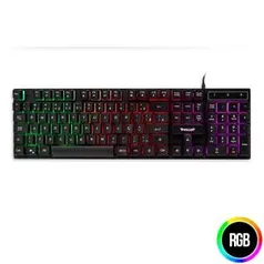 TECLADO GAMER TGT NEGEV RAINBOW RGB, TGT-NEG-01 | R$37