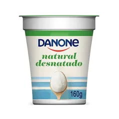 [LEVE 4, PAGUE 3 = R$ 2,39 a unidade] Iogurte DANONE Natural Desnatado 160 g