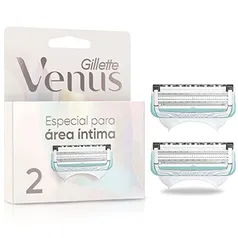 Gillette Venus Especial Para Área Íntima Carga para Aparelho de Depilação Recarregável com Barra Anti-irritação, Depilação Íntima