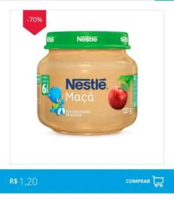 Papinha Nestlé  vários sabores 120g