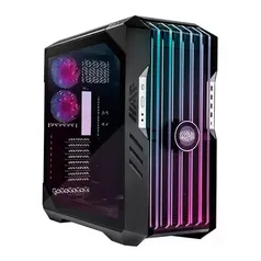 Gabinete Cooler Master HAF 700 EVO, ARGB, Full-Tower, Lateral de Vidro, Com 5 Fans, Cinza, H700E-IGNN-S00