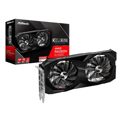 Placa de Vídeo RX 6600 CLD 8G ASRock AMD Radeon, 8GB, GDDR6  - 90-GA2RZZ-00UANF