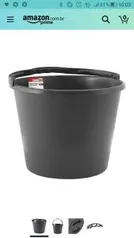 (PRIME) Balde de Plástico para Concreto, Nove 54, 12 L | R$ 9