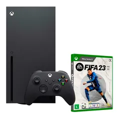 Console Xbox Série X 1TB Preto + Jogo Fifa 23 XBox Series EA Games