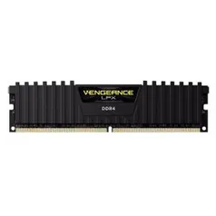 Memória Corsair Vengeance LPX 8GB 2400Mhz DDR4 CL14 Black - CMK8GX4M1A2400C14