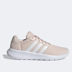 Tenis Adidas Lite Racer 3.0 Feminino - Rosa+Branco (tam.: 34ao40)