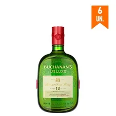 Combo Whisky Buchanan`s Deluxe 12 Anos 750ml - 6 Unidades