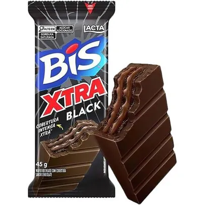 [R$1,59 CADA] 5X Bis Xtra Chocolate Black 45g