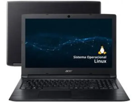 Notebook Acer Aspire 3 A315-53-3470 Intel Core i3 - 4GB 1TB 15,6" Linux