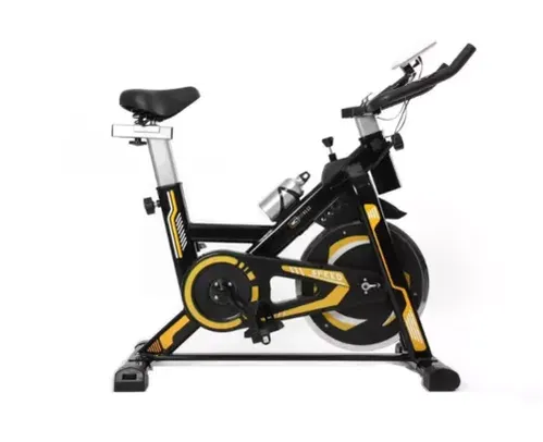 Bicicleta Spinning com roda de inércia de 13kg, Suporta até 140Kg - WCT Fitness