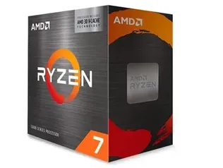 Processador AMD Ryzen 7 5700X3D, 3.6 GHz, (4.1GHz Max Turbo), Cachê 4MB, 8 Núcleos, 16 Threads, AM4 - 100-100001503WOF
