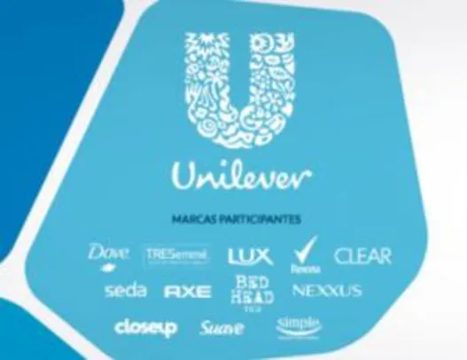 30% OFF nas compras acima de R$45 em produtos Unilever