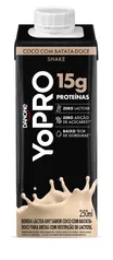 [Leve 4 Pague 3] YoPRO Bebida Láctea UHT Coco com Batata-Doce 15g de proteínas 250ml