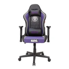 Cadeira Gamer Marvel Pantera Negra, Reclinável, Peso Suportado: 120 kg, Gaming Pro