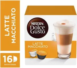 [PRIME] Nescafe Dolce Gusto, Latte Macchiato, 16 Cápsulas | R$17