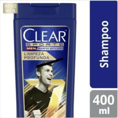 [Leve 3 Pague 2] Shampoo Anticaspa Clear Men 400 ml - Vários