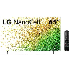 Smart TV 65 LG 4K NanoCell 65NANO85 120 Hz, FreeSync2, HDMI 2.1, Inteligência Artificial ThinQ