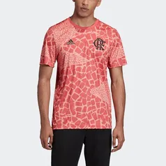 Camisa Flamengo Pré-Jogo 20/21 Adidas Masculina - Rosê | R$ 100