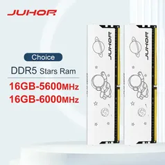 [R$122 Taxas Inclusas/Moedas App] Memória RAM DDR5 Juhor 16GB (1x16) - 6000MHz 