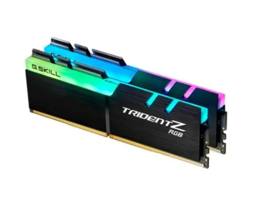 Memória G.Skill Trident Z RGB, 32GB (2x16GB), 3200MHz, DDR4, CL16 - F4-3200C16D-32GTZR