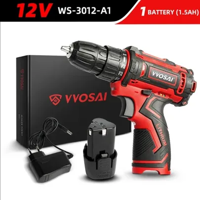 [App/ Do Brasil/ Moedas 🔥R$122,49] Parafusadeira Wosai 12V