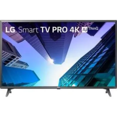Smart TV LED 49" LG PRO ThinQ AI 4K 120HZ 49UM731C | R$1.649