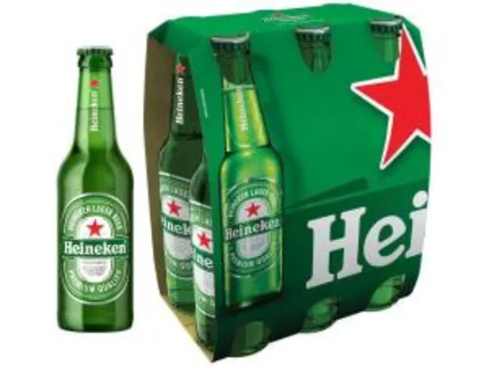 [R$ 3,56] Cerveja Heineken Longneck 330ml