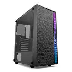 [APP] Gabinete Gamer Mancer Templar Rgb Lateral De Vidro Preto, Mcr-Tpr01-Rgb | R$214