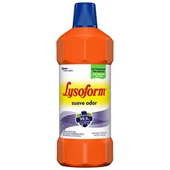 [Rec/ 10 Unid] Desinfetante Lysoform Suave Odor 1L